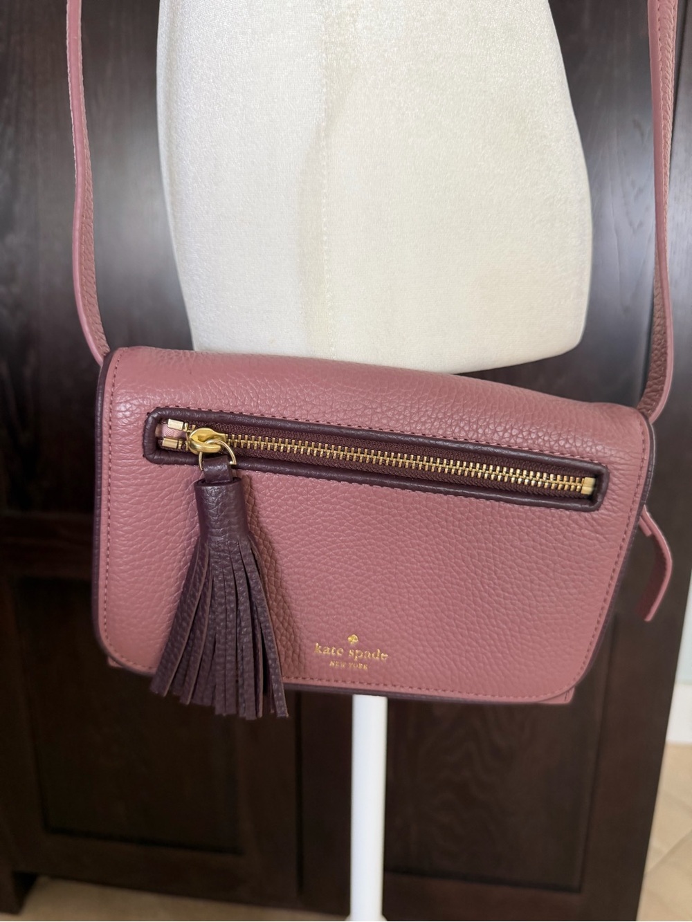 Kate Spade Chester Street Avie Crossbody Wallet Bag Pink Like New